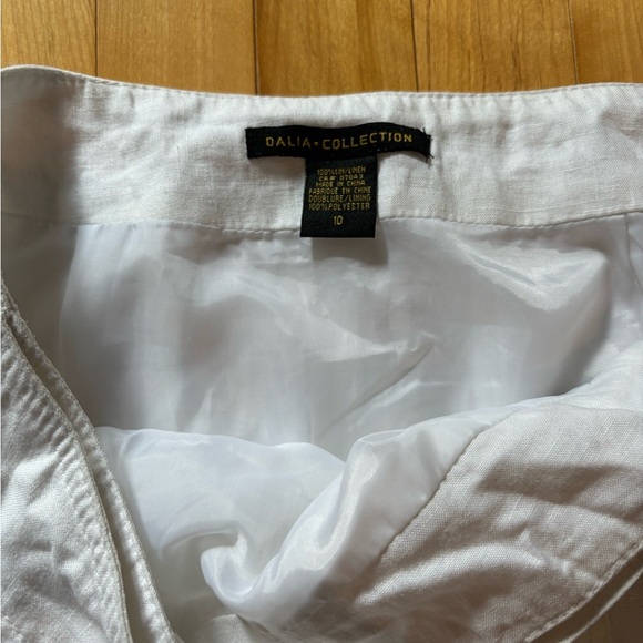 y2k Elegant White Women's Midi Skirt - Picture 3 of 5